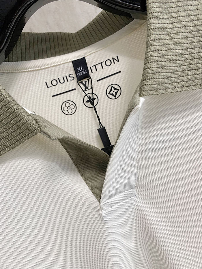 最高級ルイヴィトンスーパーコピー Louis Vuitton コットン 2026年春夏新作 メンズ ポロシャツ 半袖Tシャツclothes202600422 カジュアルなメンズ白ポロシャツ - 画像 (7)