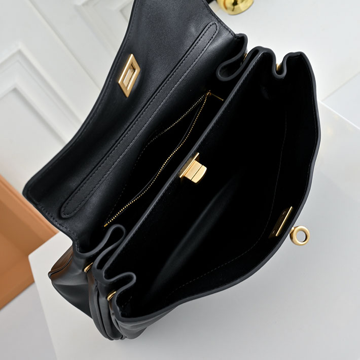 バレンシアガ バッグ 人気 レディース BALENCIAGA Rodeo ハンドバッグ スモール ブラック 7897792AA4V1000 バレンシアガ ロデオ スモール - 画像 (2)