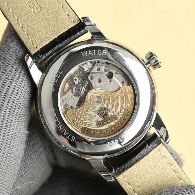 ブランド腕時計専門店 通販 ROLEX セリーニ Cellini シルバーダイヤル ダイヤモンドインデックス 自動巻き 腕時計 - 画像 (8)