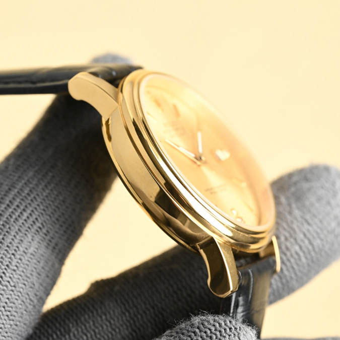 ブランド腕時計専門店 通販 ROLEX風 ROLEX セリーニ Cellini シャンパンゴールド ダイヤモンドインデックス 自動巻き 腕時計 - 画像 (5)