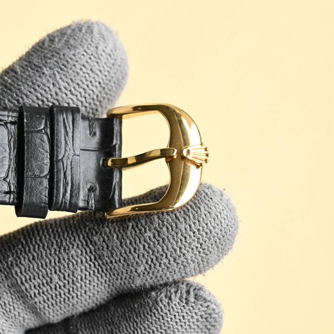 ブランド腕時計専門店 通販 ROLEX風 ROLEX セリーニ Cellini シャンパンゴールド ダイヤモンドインデックス 自動巻き 腕時計 - 画像 (6)