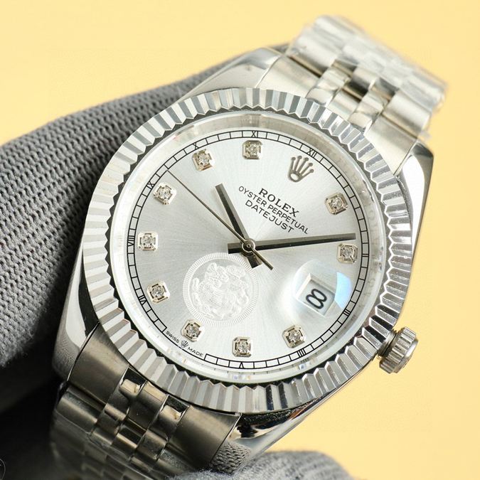 ブランド腕時計専門店 通販 ロレックス ROLEX デイトジャストランダムシリアル ホワイトシェル/ダイヤモンド メンズ 腕時計 - 画像 (2)