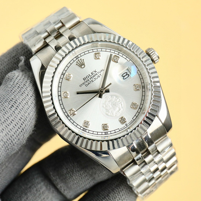 ブランド腕時計専門店 通販 ロレックス ROLEX デイトジャストランダムシリアル ホワイトシェル/ダイヤモンド メンズ 腕時計 - 画像 (3)