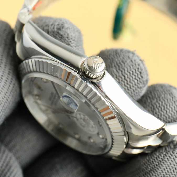 ブランド腕時計専門店 通販 ロレックス ROLEX デイトジャストランダムシリアル ホワイトシェル/ダイヤモンド メンズ 腕時計 - 画像 (5)