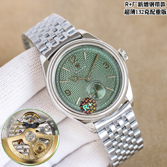 ROLEX セルニニ ムーンフェイズ 18Kホワイトゴールド ダイヤ ブルー guilloche ディスク ムーン 自動巻き メンズ - 画像 (5)