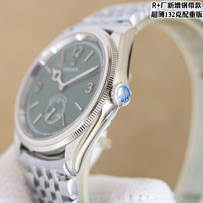 ROLEX セルニニ ムーンフェイズ 18Kホワイトゴールド ダイヤ ブルー guilloche ディスク ムーン 自動巻き メンズ - 画像 (7)